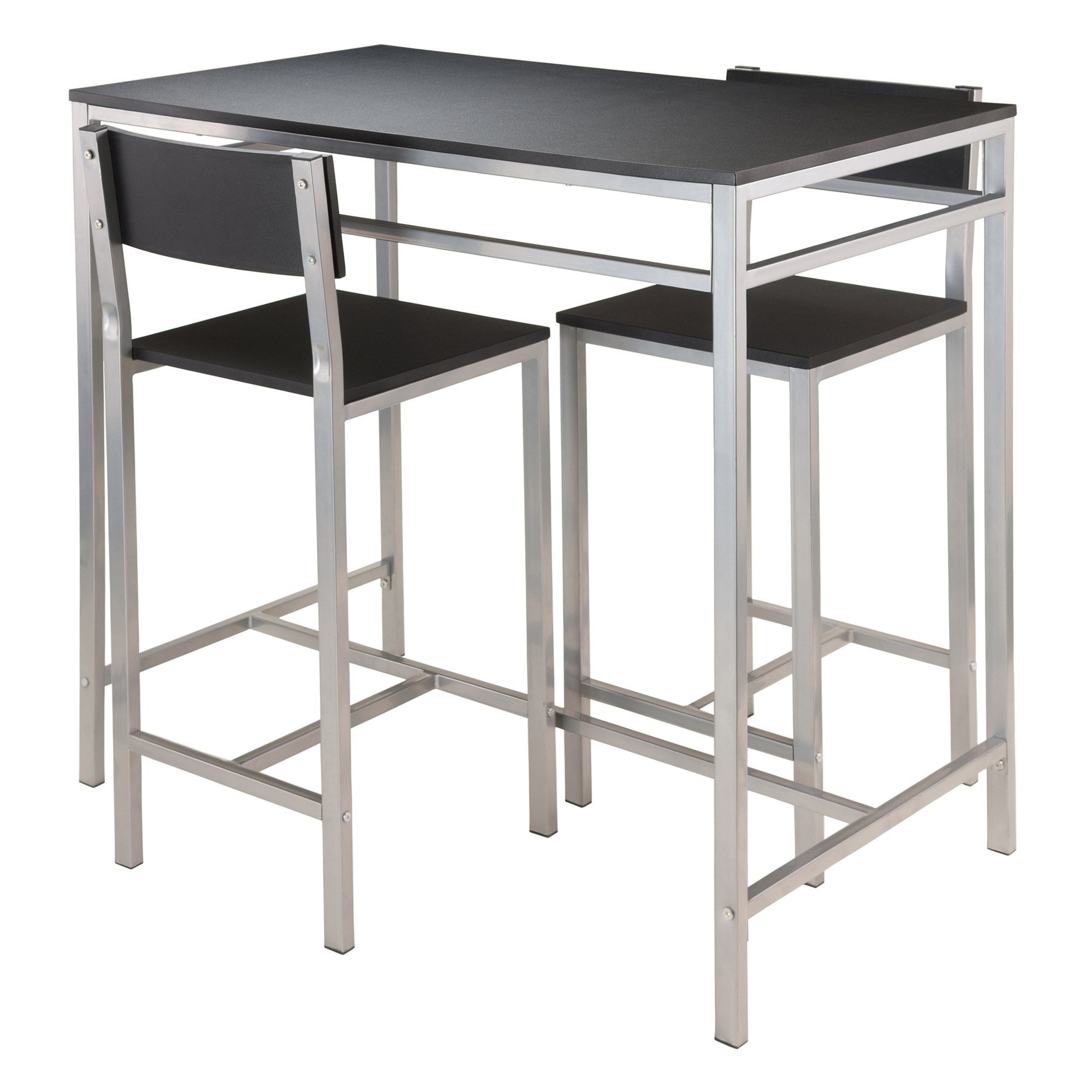 Hanley 3-pc High Table with 2 High Back Stools Hanley 3-pc High Table with 2 High Back Stools