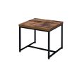 Bob End Table in Weathered Oak & Black 80617