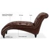 Tufted Armless Chaise Lounge