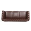 84.65" Rolled Arm Chesterfield 3 Seater Sofa.